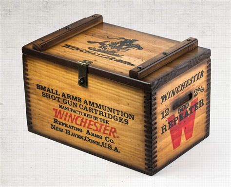 winchester wooden ammunition box